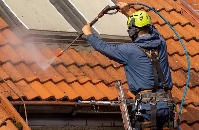 Démoussage et hydrofuge de toiture à Tréguier